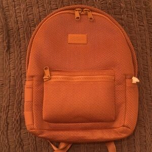 Dagne Dover Tan Mesh Backpack